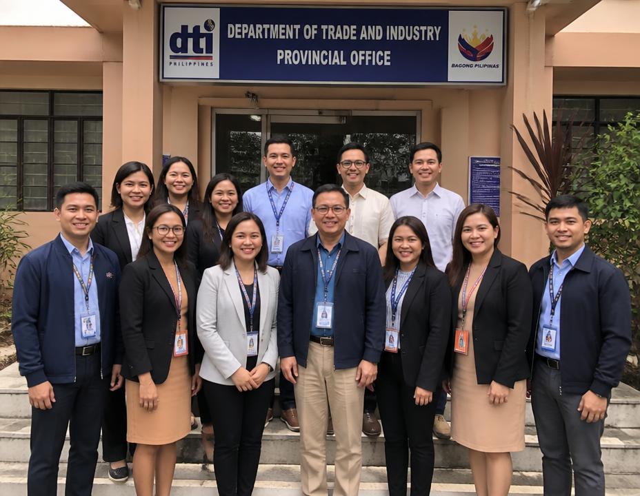 IDR/IVB Marketing team gathered outside a provincial office
